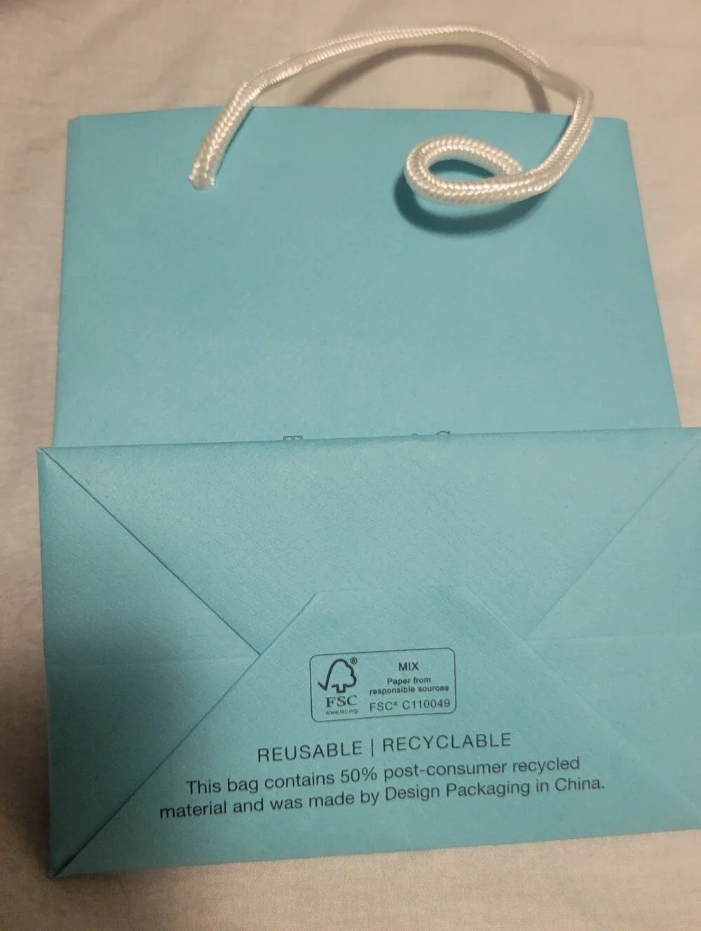 Tiffany & Co. Luxury Paper Gift Bag, Shopping Bag 6